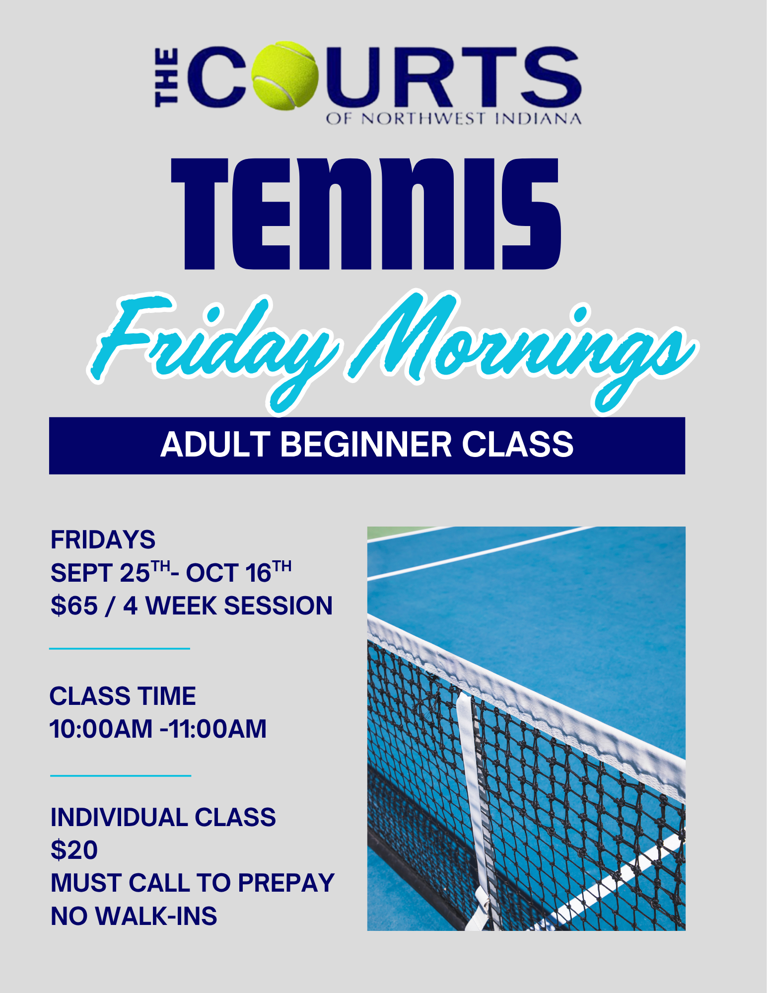 Friday Morning Adult Beginner Class