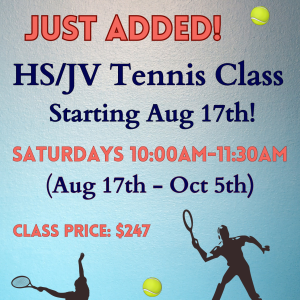 HS/JV Tennis Class