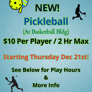 Holiday Pickleball Play