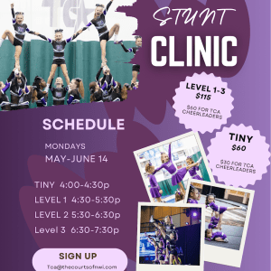 Stunt Clinic May-June