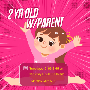 Gymnastics Rec Class 2 Yr Old/Parent